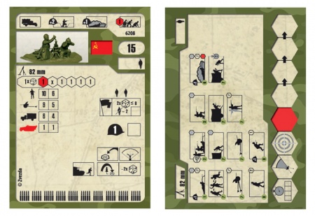 Набор фигурок 6208 Советский 82мм миномет с расчетом в зимней форме Звезда