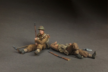 3617SOGA British infantrymans at rest. SOGA Miniatures