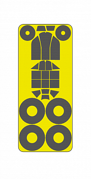 AM48105 Маска окрасочная для Мессершмит G6 Звезда 1/48