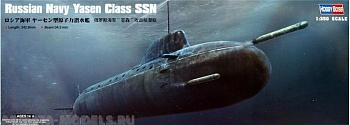 83526 Подводная лодка Russian Navy Yasen Class SSN 1/350