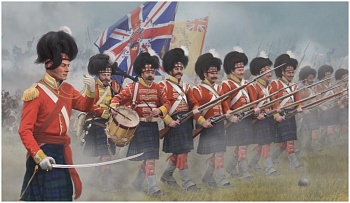 72146ST Фигуры Highlanders in Attack 1/72