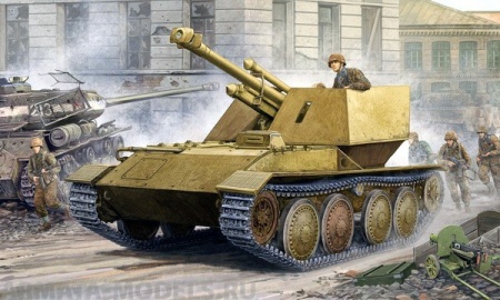 01586 САУ  Крупп/Арделт 105-мм leFH 18 Trumpeter