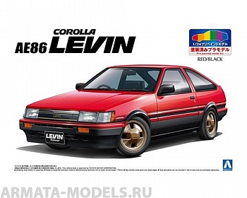 05496 Toyota AE86 Levin '83 Red/Black