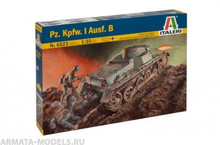 6523ИТ ТАНК Pz. Kpfw. I Ausf. B Italeri