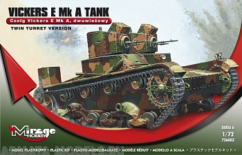 726003 Танк TANK VICKERS E MK.A TWIN TURRET