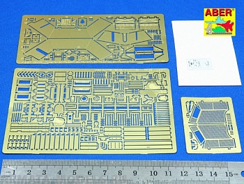 ABR-35-030  Дополнения для  Sd.Kfz. 234/1 (2 cm gun heavy armoured car) для Italeri 1/35