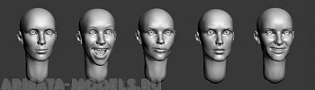 ARM356030 Женские головы (без волос) №2