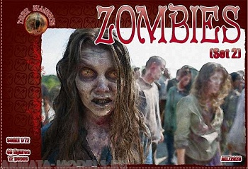ALL72024 Фигуры Zombies set 2 1/72