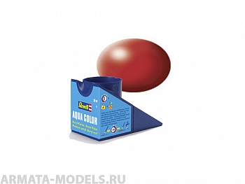 36330RE Аква-краска огненно-красная, шёлк